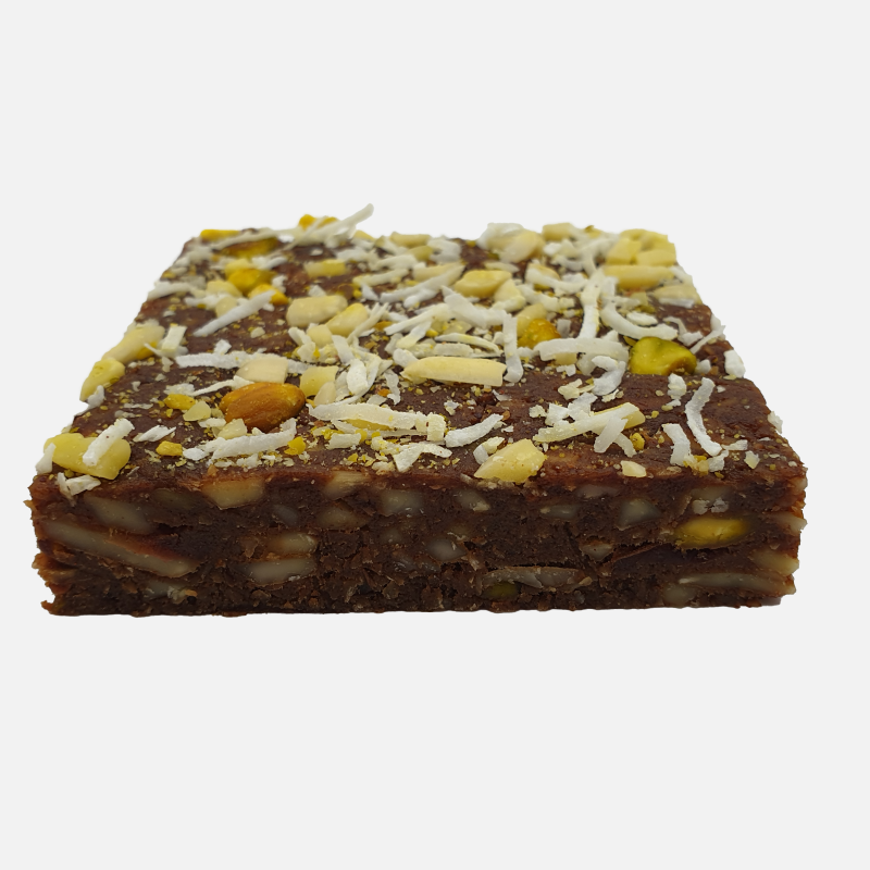 Vegan & GF Cranberry and Pistachio Slice